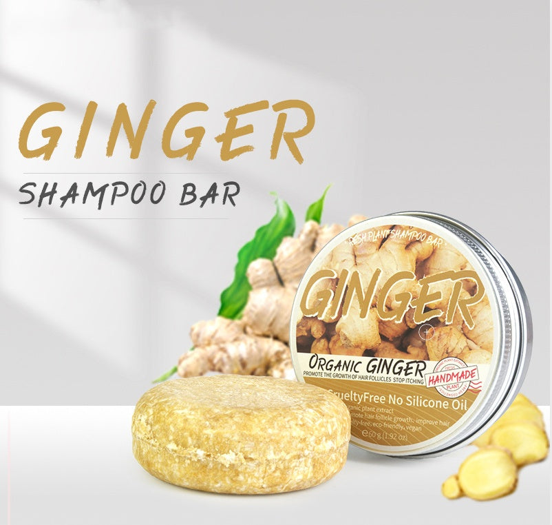 Ginger Shampoo Soap Anti-dandruff Refreshing Ginger Shampoo Soap Anti-dandruff Refreshing